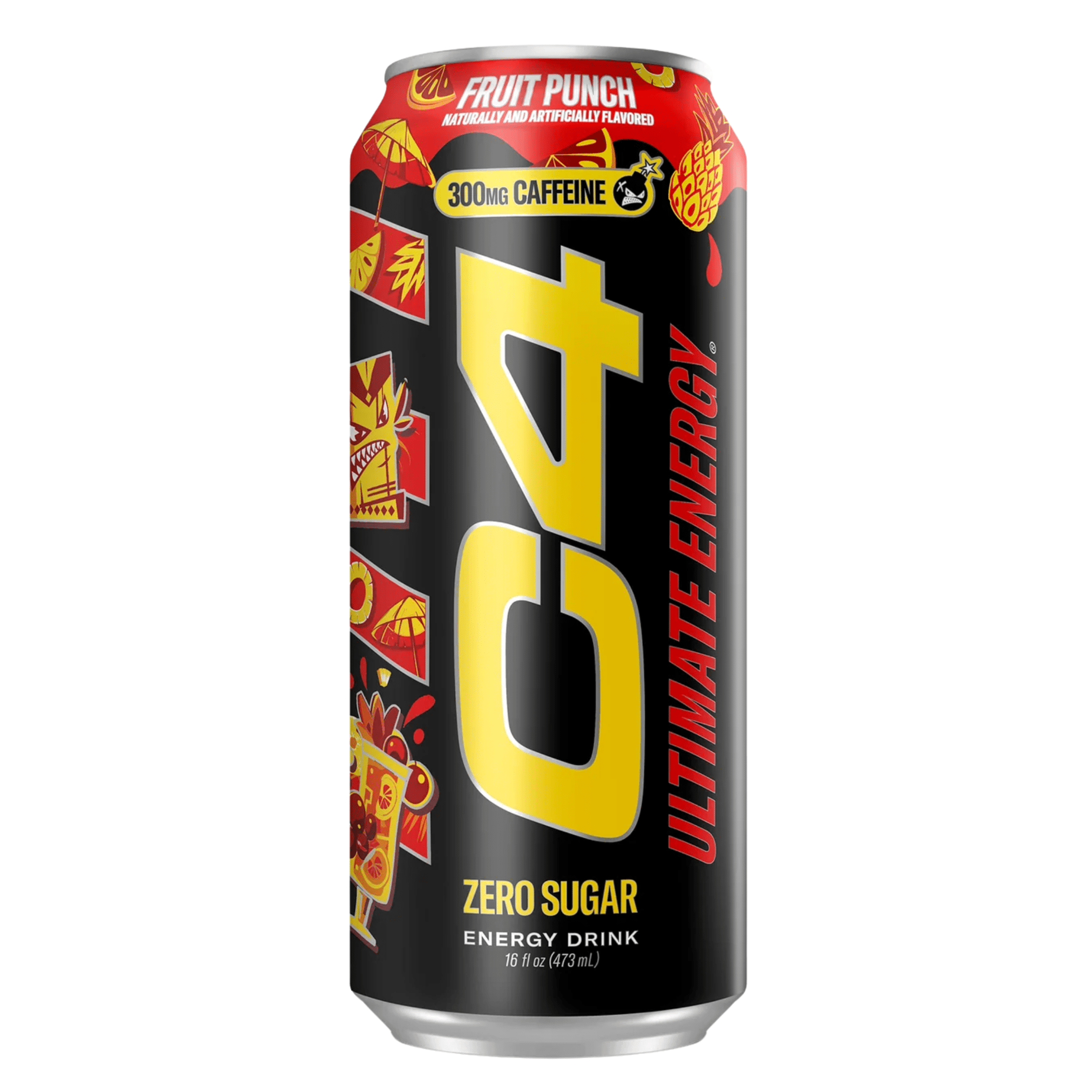 C4 Ultimate Energy® — 300mg Caffeine Performance Energy Drink | 16oz, 12-Pack