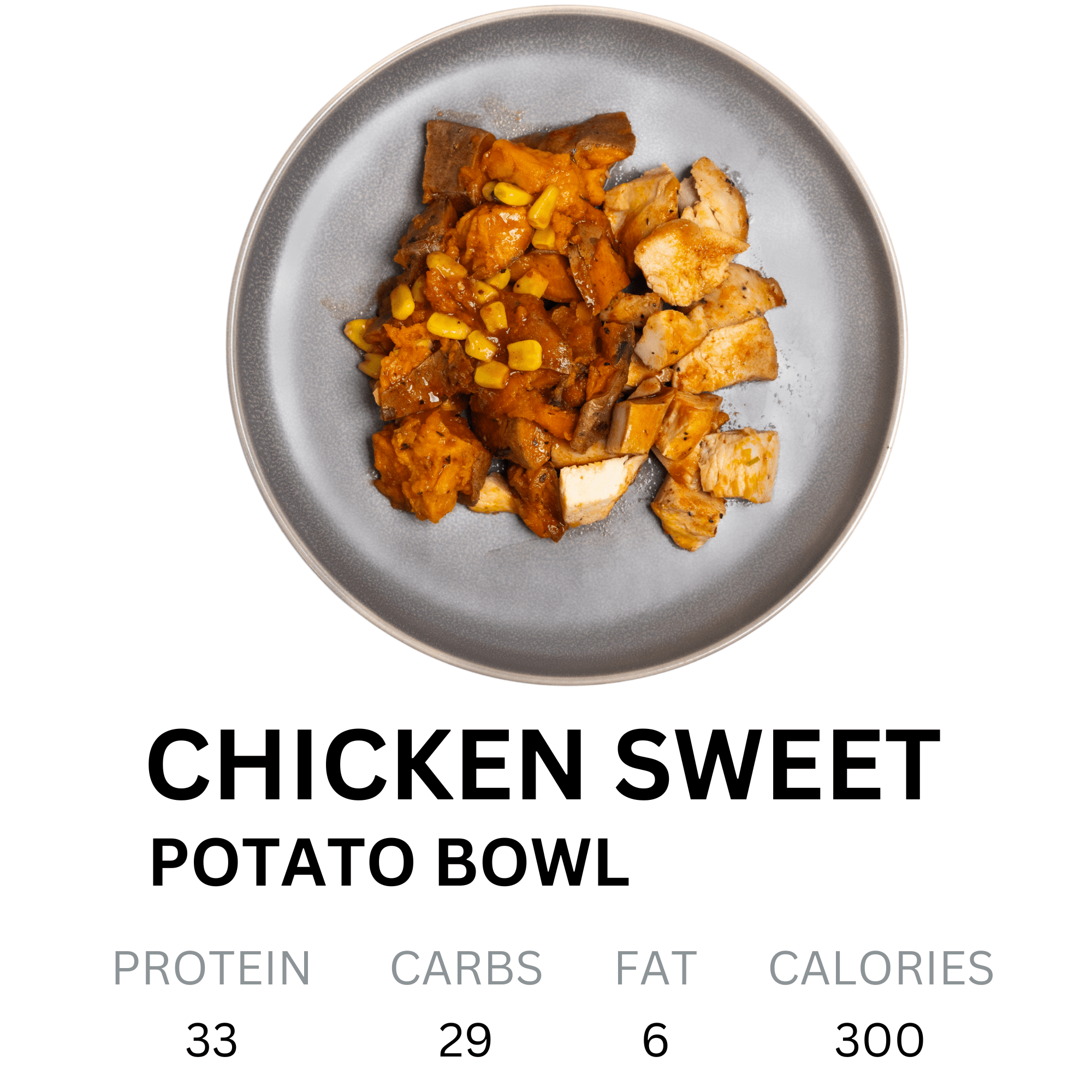 Chicken Sweet Potato Bowl