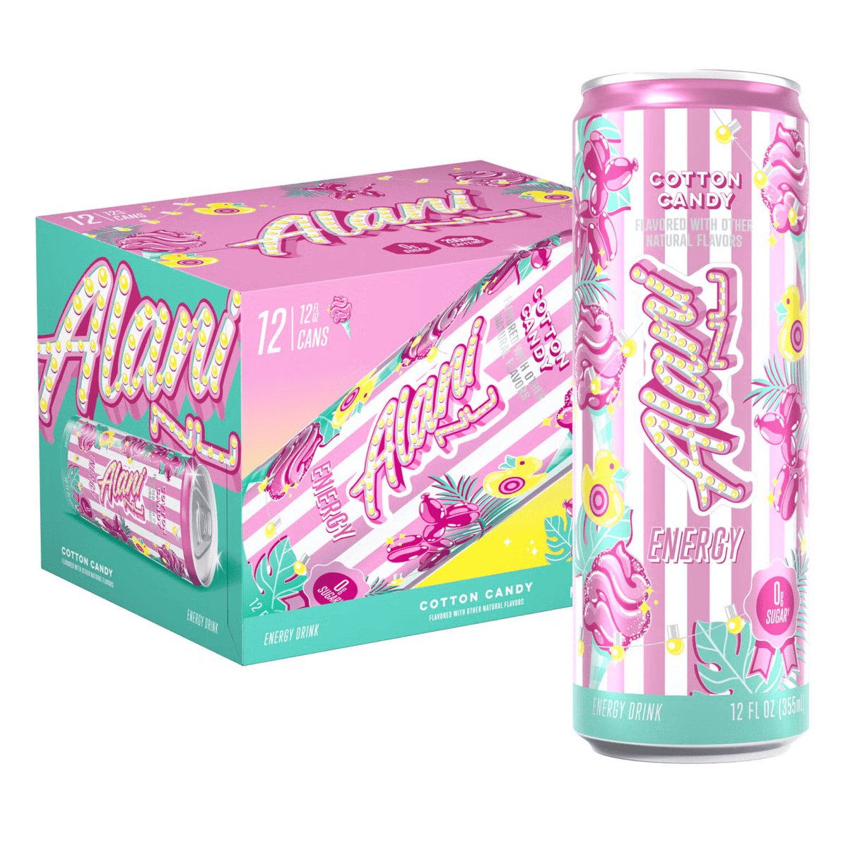 Alani Nu Energy supplement facts panel