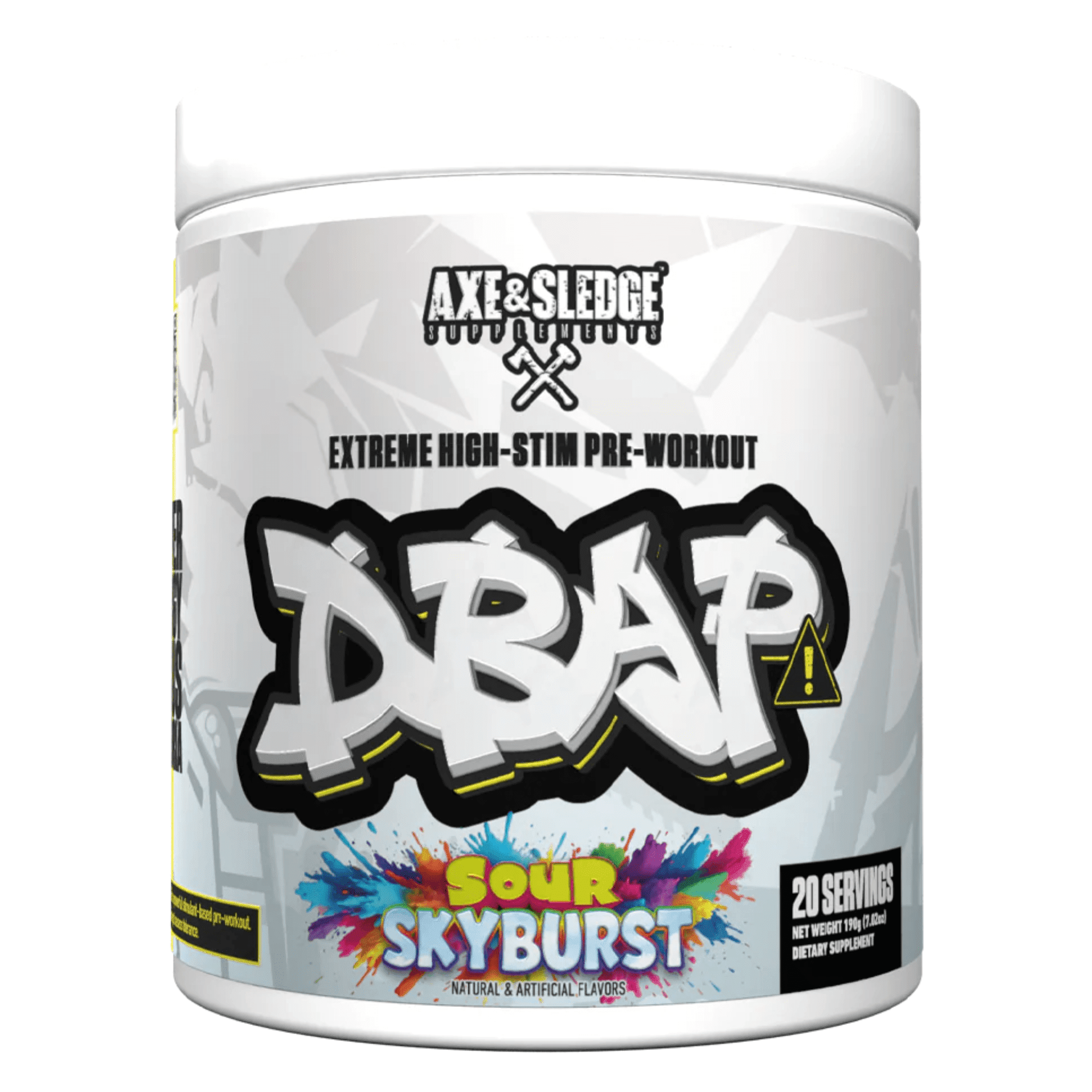 Axe & Sledge DBAP supplement facts panel