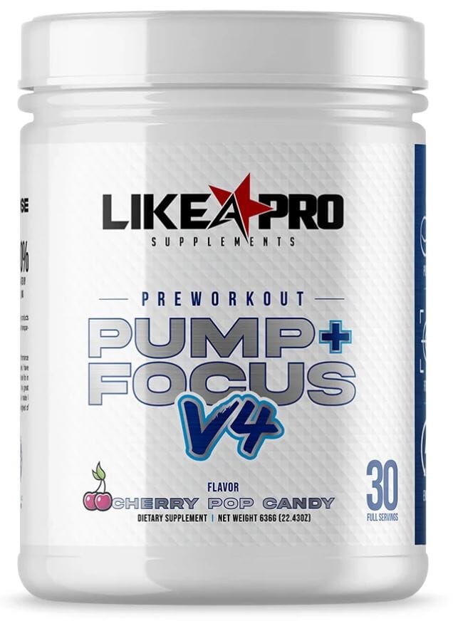 Like A Pro Supplements Preworkout Pump & Focus V4