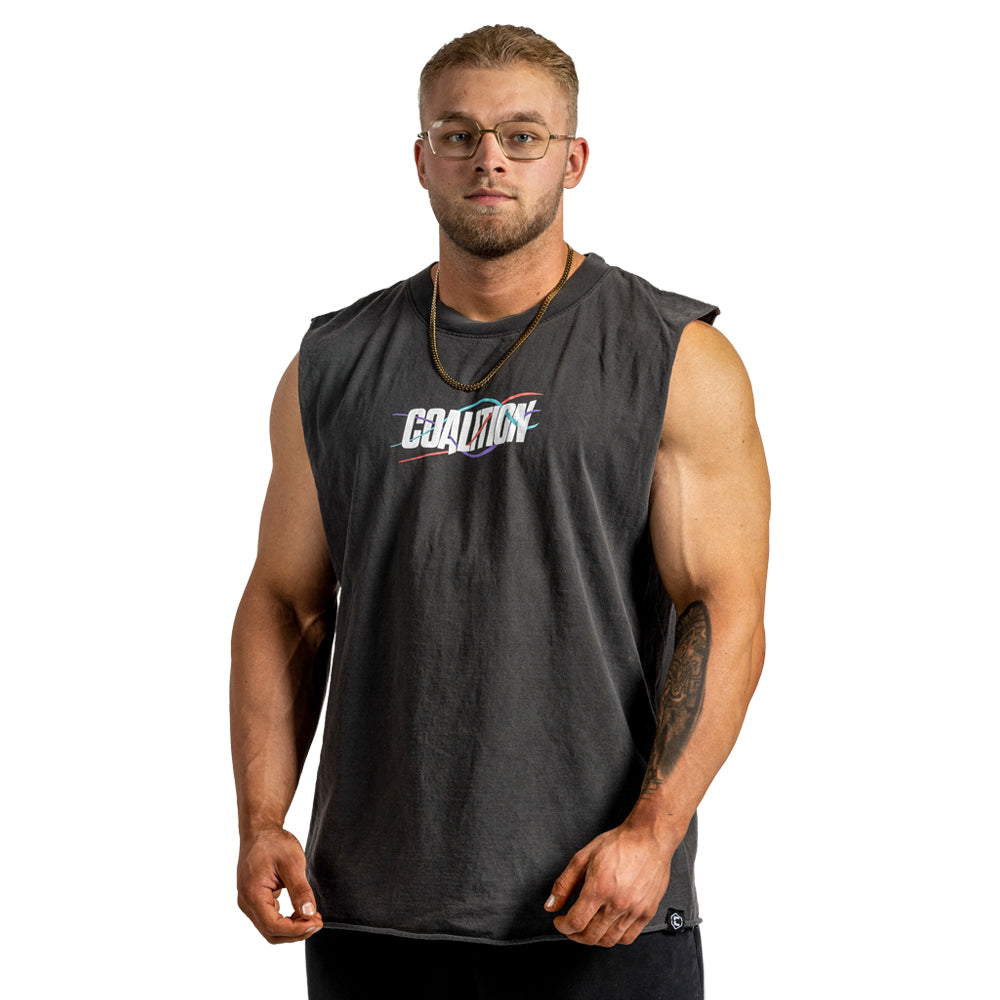 Coalition Nutrition Heavyweight Cutoff Black