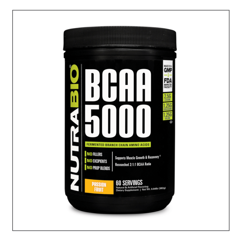 Passion Fruit Nutra Bio BCAA 5000 Coalition Nutrition 