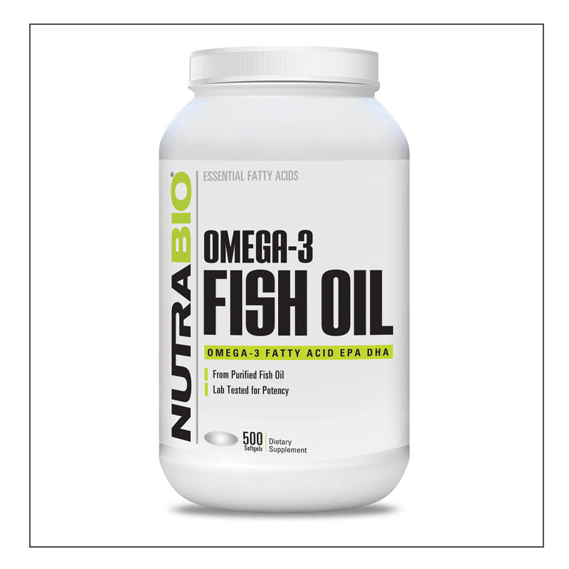 500 softgels Nutra Bio Omega 3 Fish Oil Coalition Nutrition 