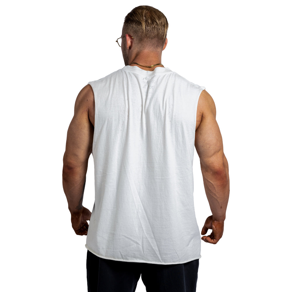 Coalition Nutrition Heavyweight Cutoff Off White