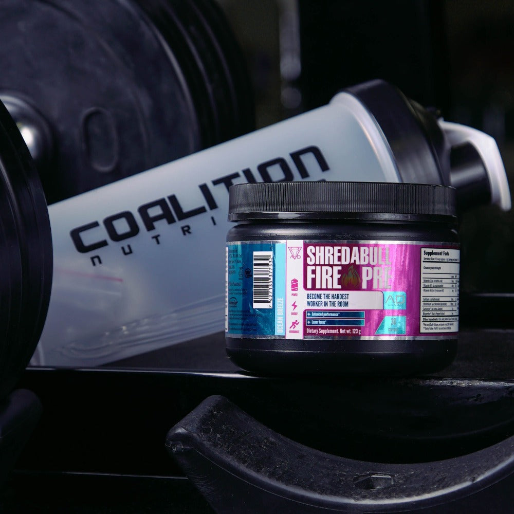 Project AD Shredabull Fire Pre-Workout Coalition Nutrition 