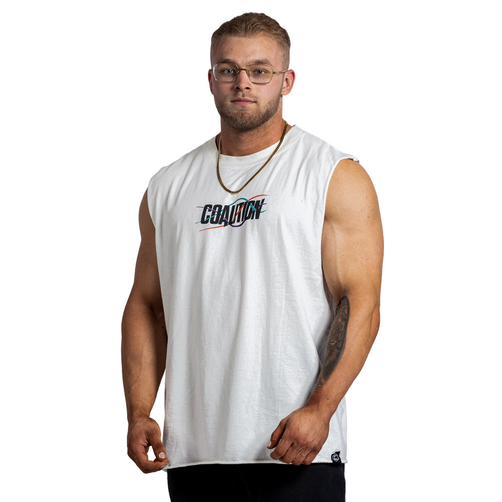 Coalition Nutrition Heavyweight Cutoff Off White