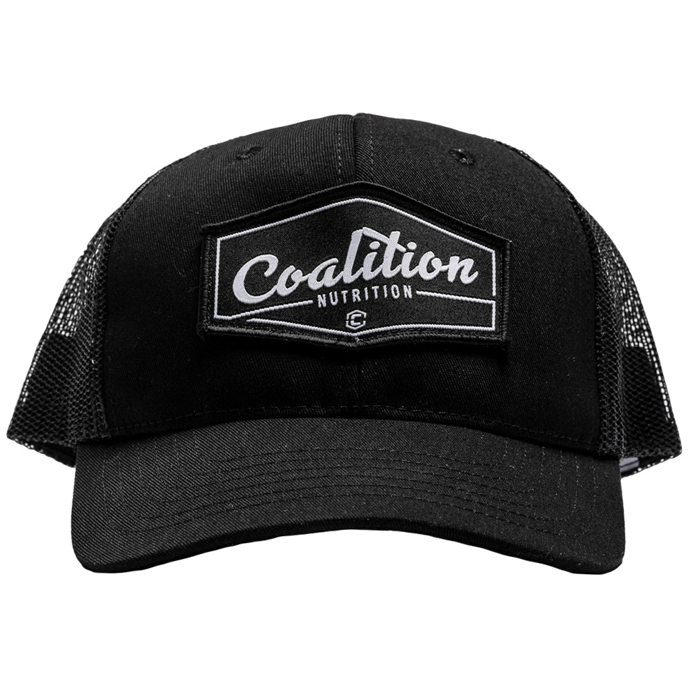 Coalition Nutrition USA Made Trucker Hat Black