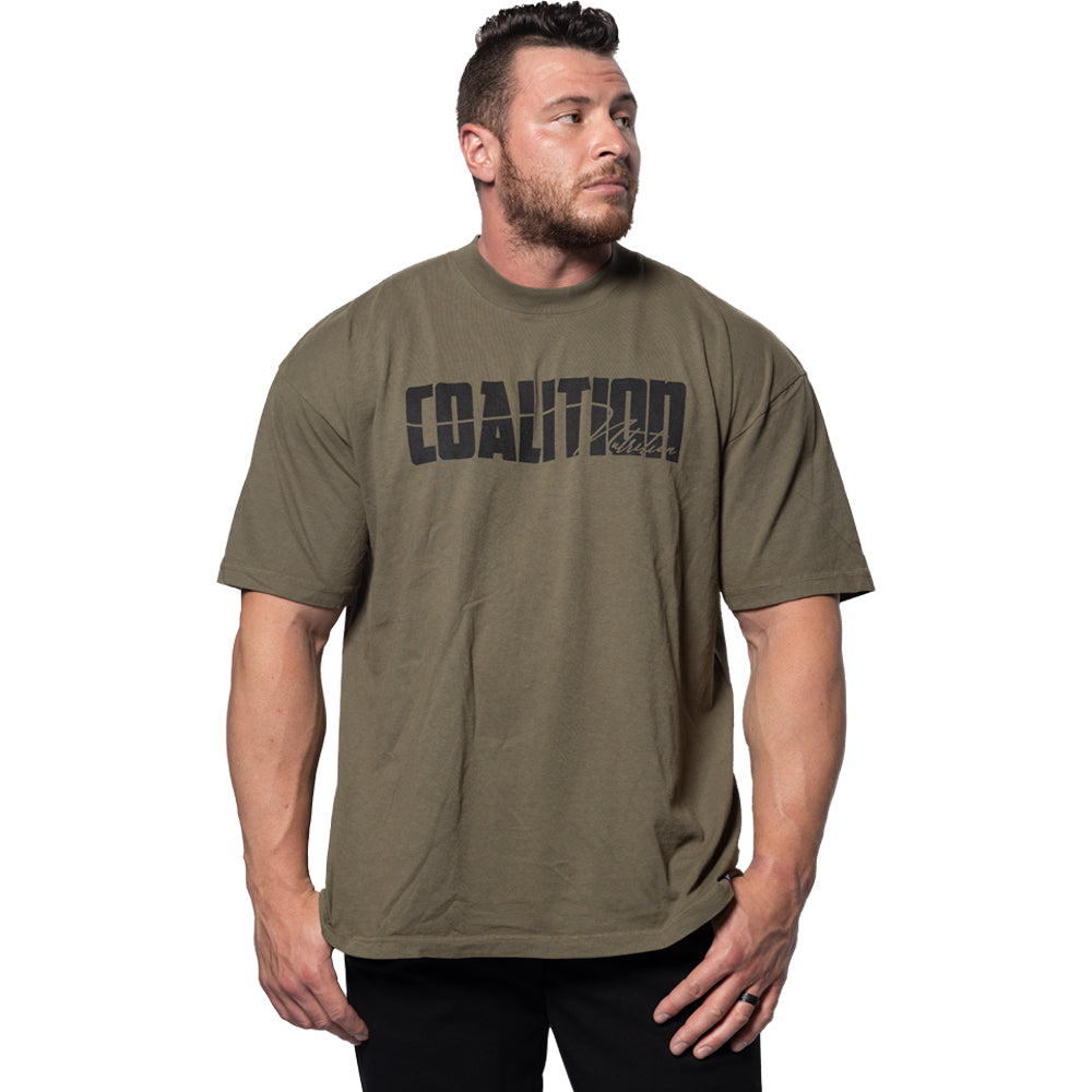 Coalition Nutrition Oversized Inspire Tee - Olive