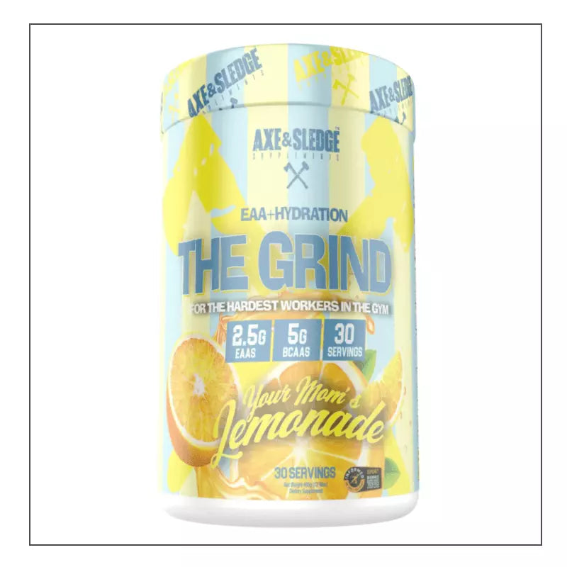 Your Mom's Lemonade Flavor Axe & Sledge The Grind Coalition Nutrition