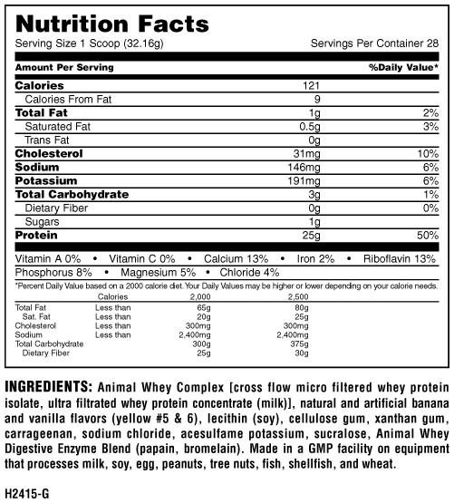 CoalitionNutrition,Universal - Animal Whey - CoalitionNutrition