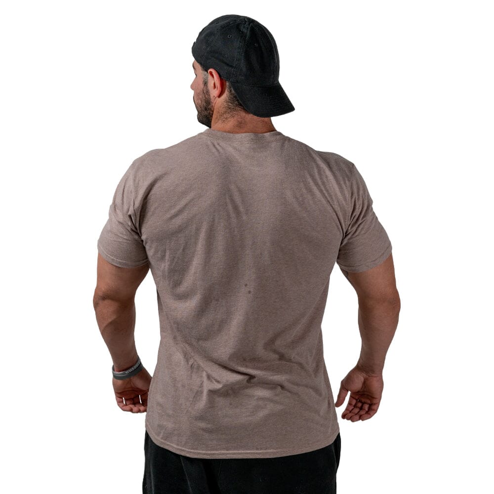 back Coalition Nutrition Premium Black Logo Tee - Chocolate