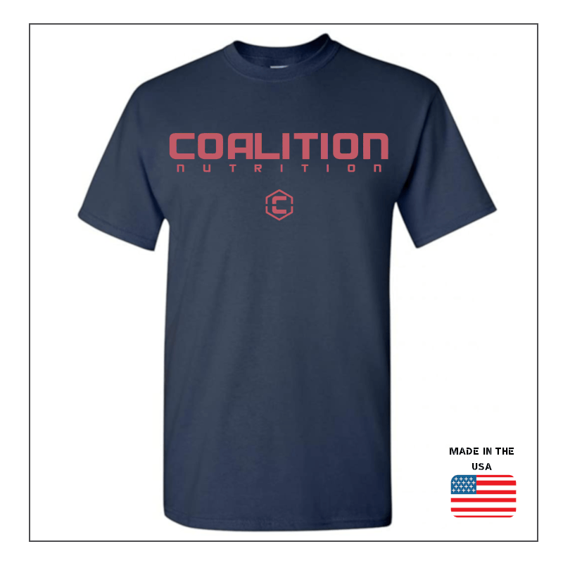 Coalition Nutrition Premium Heavy Weight Tee - Navy