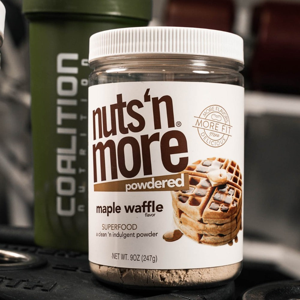 Maple Waffle Nuts N More PB Powder Coalition Nutrition