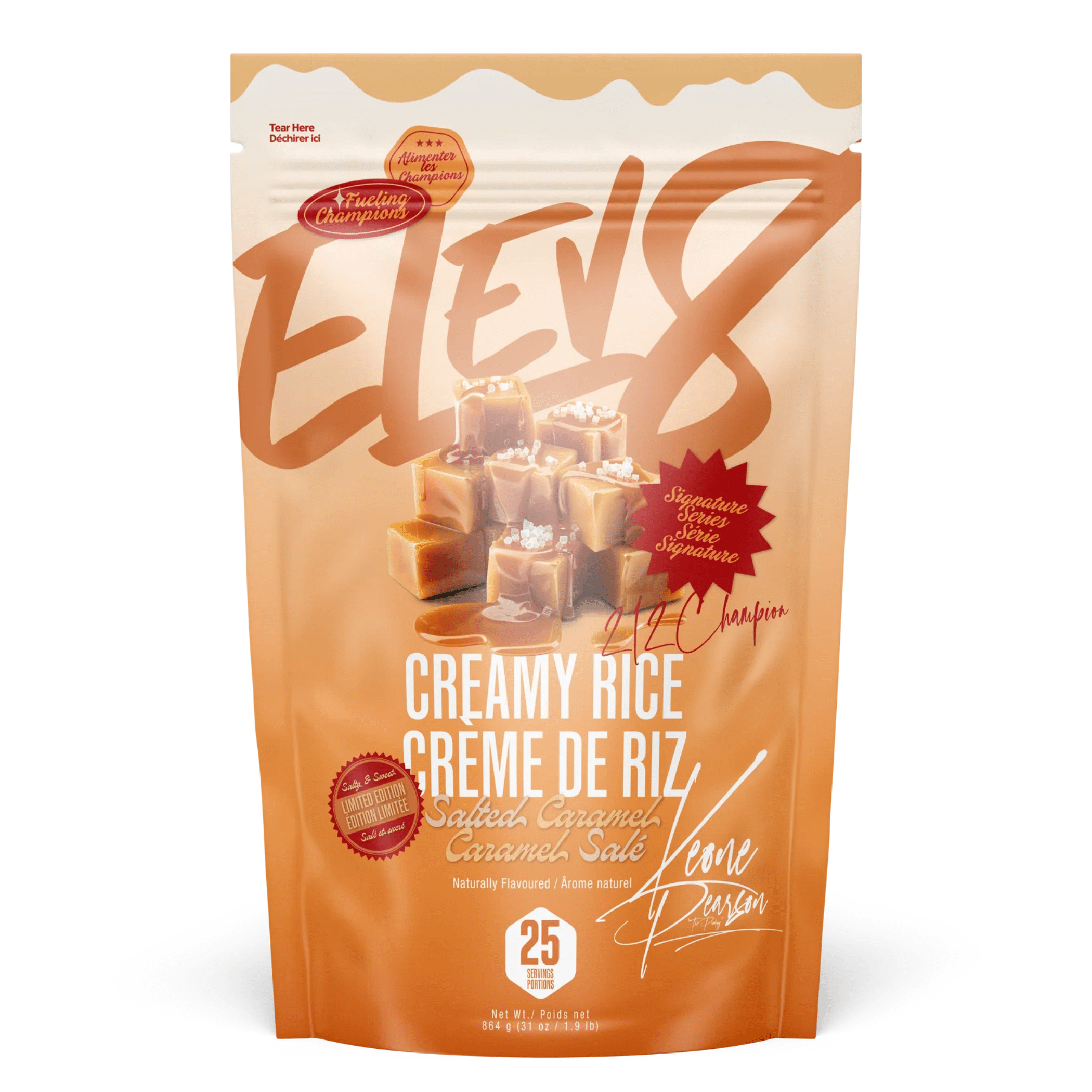 Elev8 Creamy Rice | Fast-Digesting Cream of Rice Carb Powder for Pre-Workout Fuel & Recovery