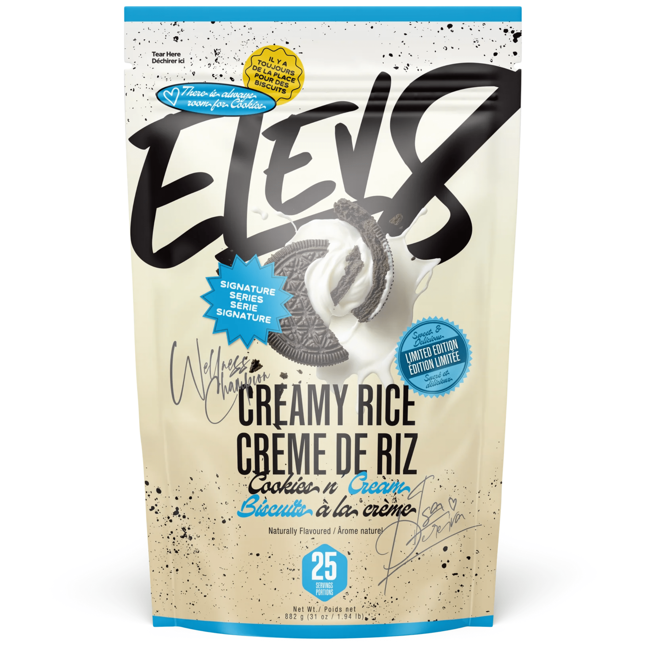 Elev8 Creamy Rice | Fast-Digesting Cream of Rice Carb Powder for Pre-Workout Fuel & Recovery