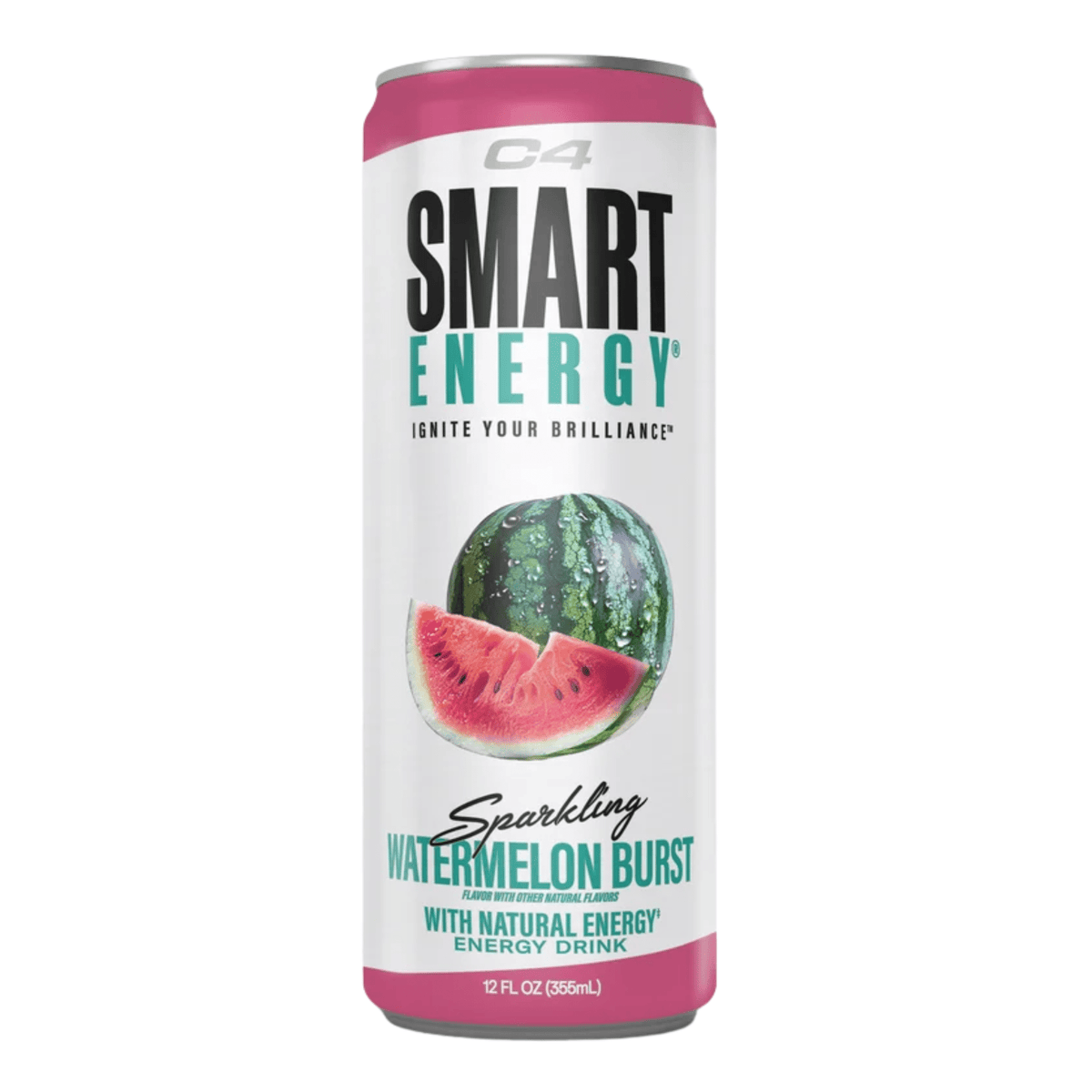 C4 Smart Energy pre-workout powder, 12ct size, Watermelon Burst flavor