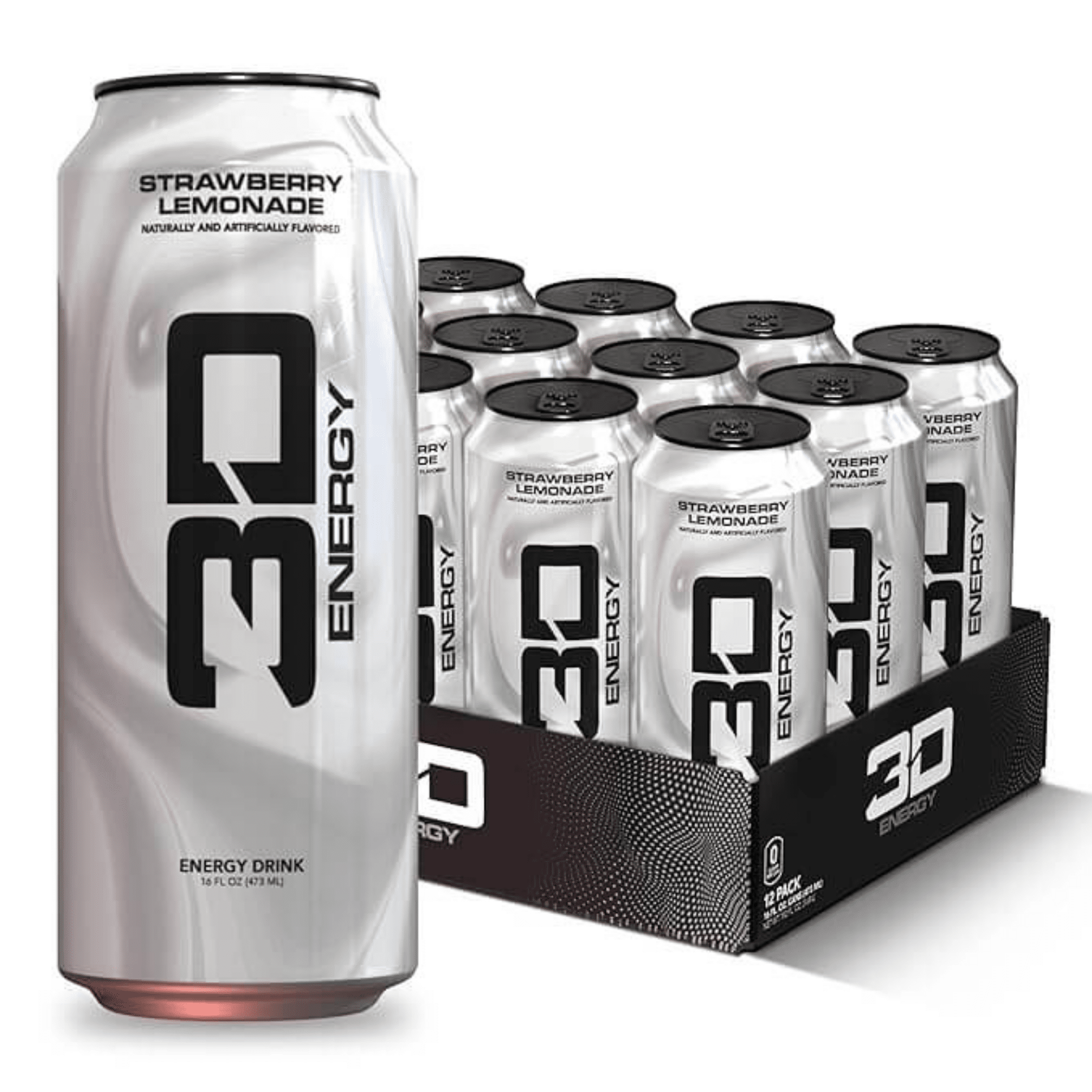 3D Energy, Case size, Strawberry Lemonade flavor