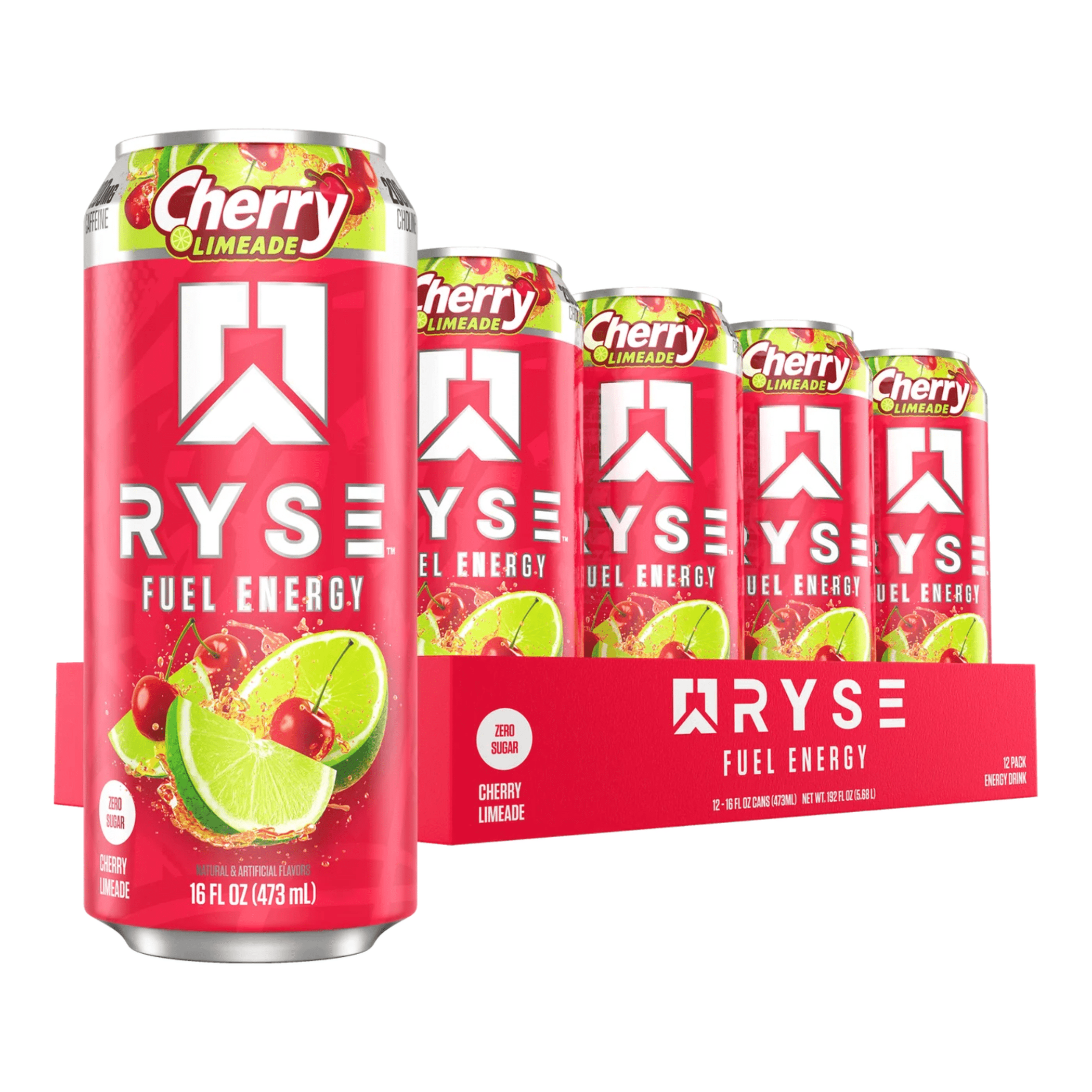 Ryse Energy, 12ct size, Cherry Limeade flavor