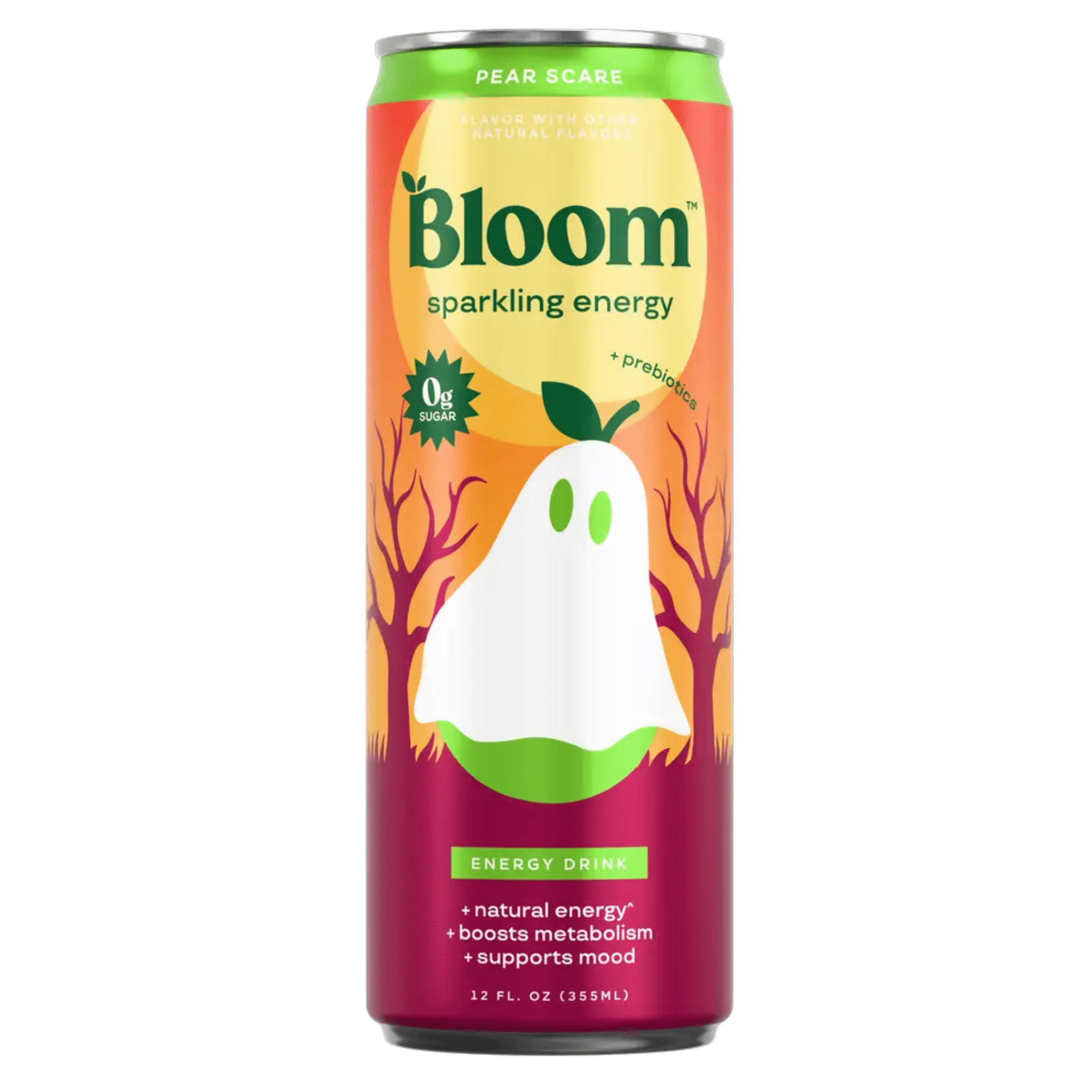 Bloom Sparkling Energy, 12ct size, Pear Scare LTO flavor