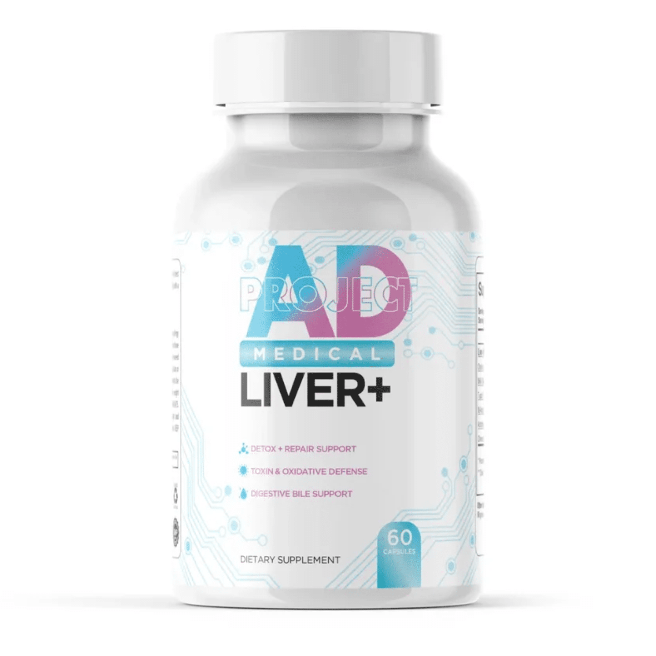 Project AD Liver+ | TUDCA Liver Support — 60 Caps
