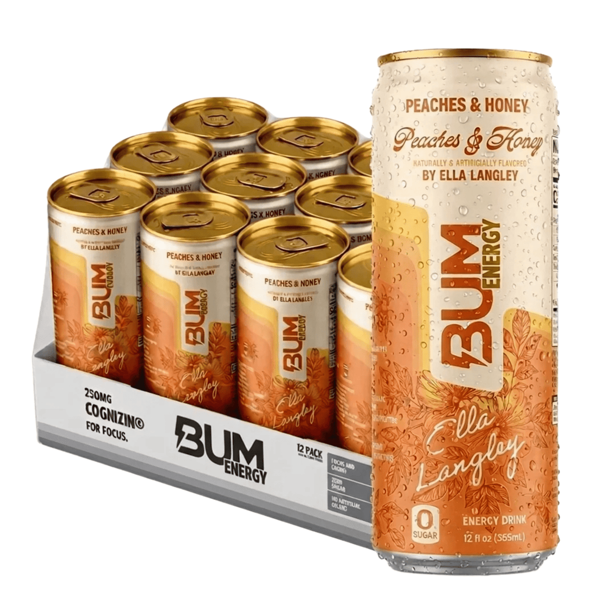 BUM Energy by CBUM — 112mg Natural Caffeine, 250mg Cognizin (12oz)