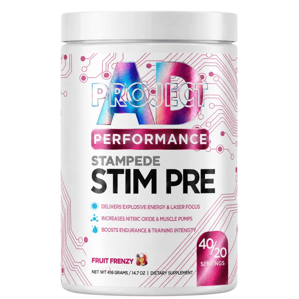 Project AD Stampede — Pre-Workout for Energy, Pump and Endurance