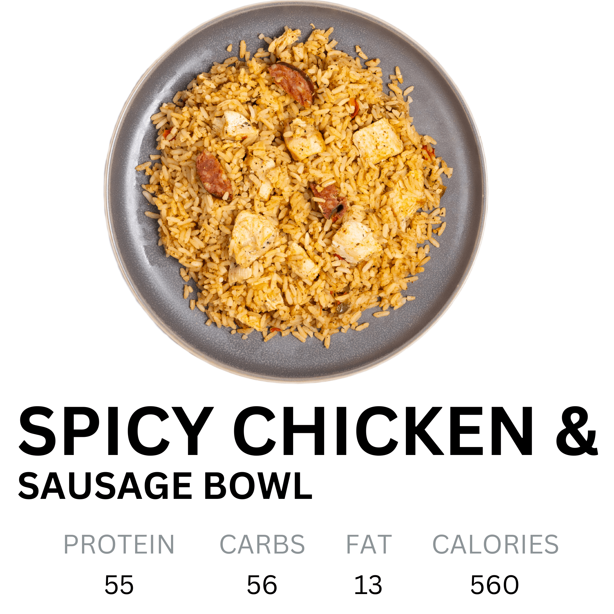 Spicy Chicken & Sausage Bowl