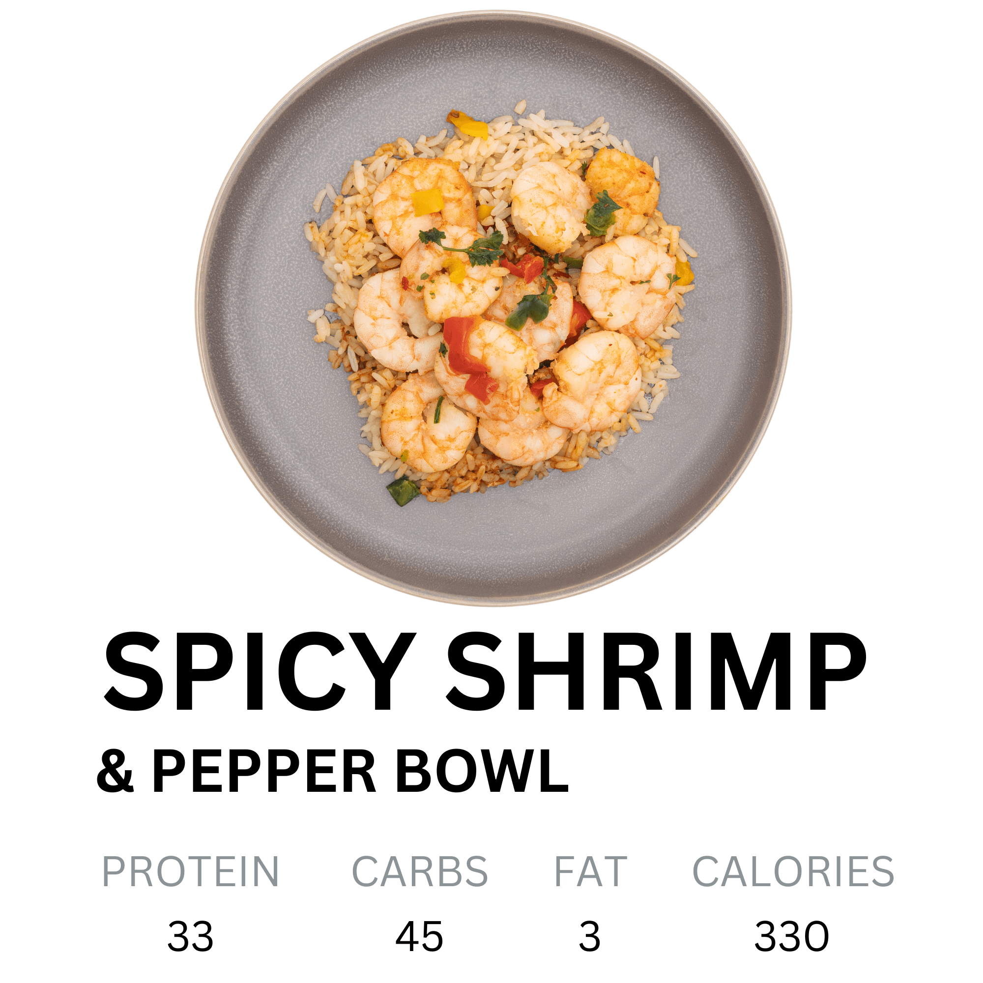 Spicy Shrimp & Pepper Bowl
