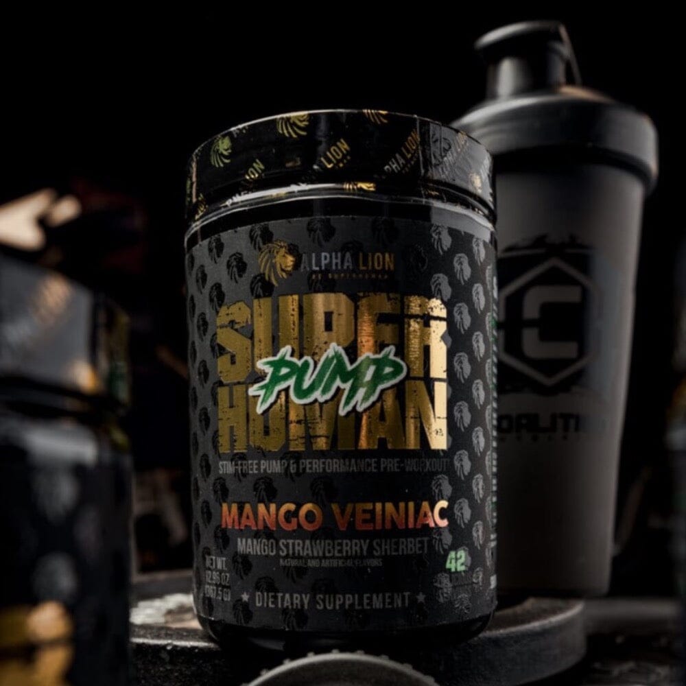 Superhuman Pump - Best Pump Supplement Mango Veiniac (Mango Strawberry Sherbet)