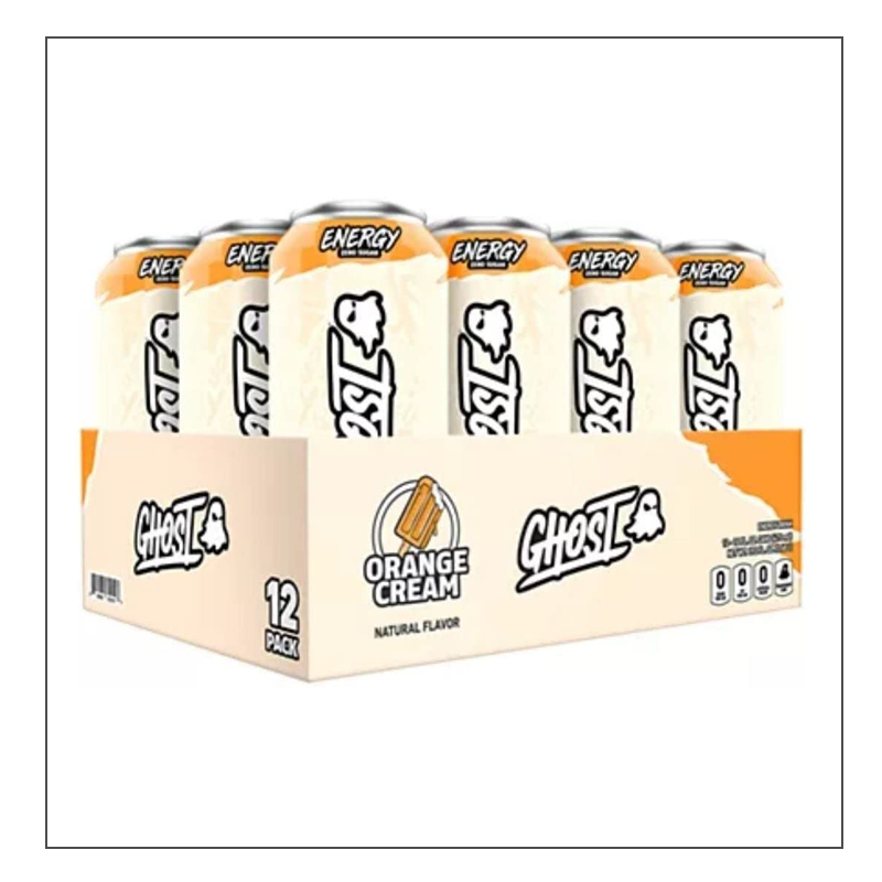12 Pack Orange Cream Ghost Energy Coalition Nutrition