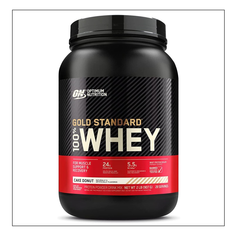 2lb. Cake Donut Optimum Nutrition 100% Gold Standard Whey Coalition Nutrition