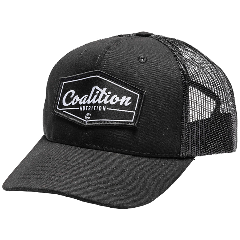 Coalition Nutrition USA Made Trucker Hat Black