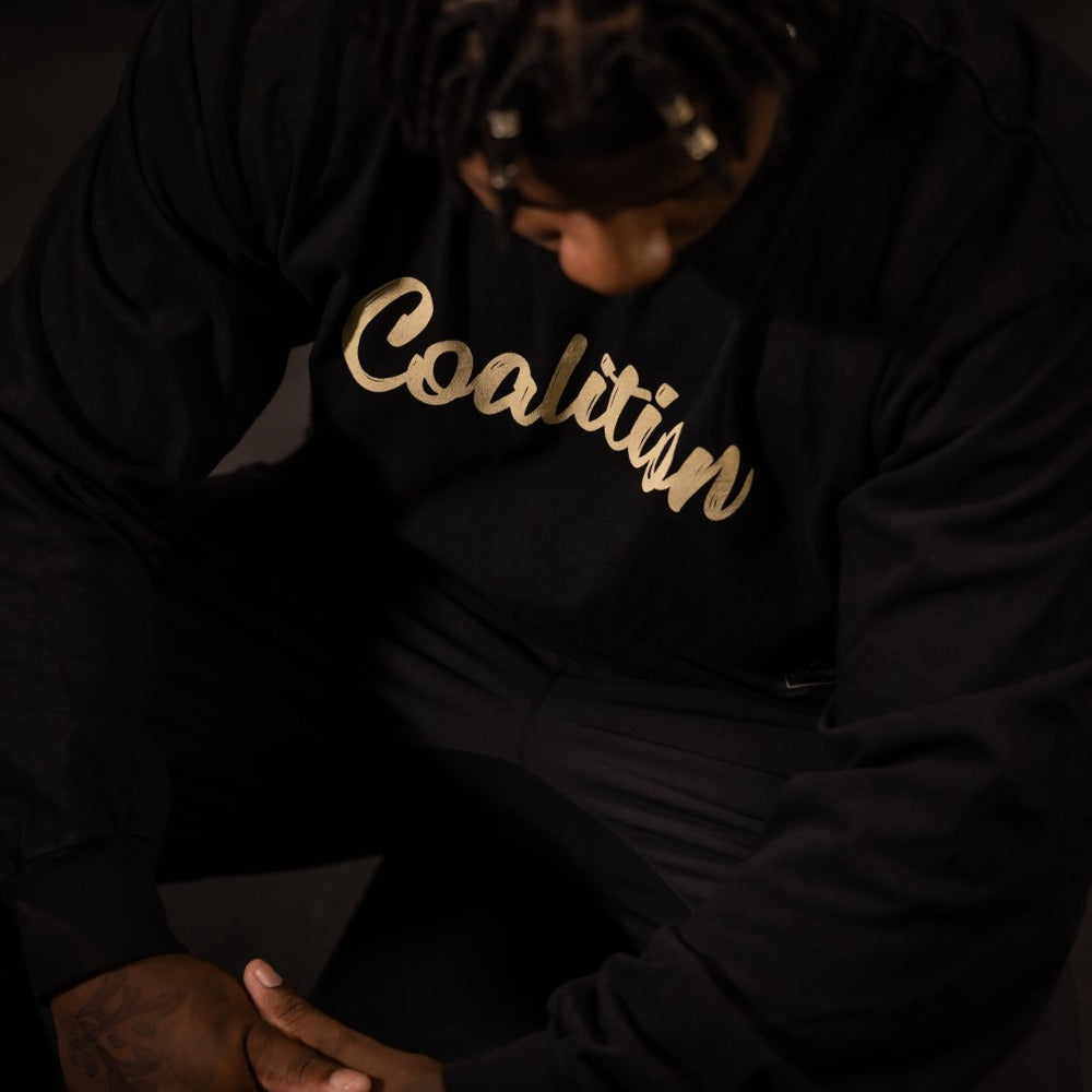 Coalition Nutrition Long Sleeve Script Tee