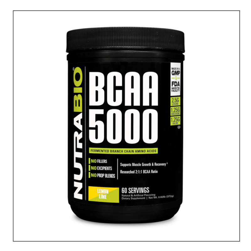 Lemon Lime Nutra Bio BCAA 5000 Coalition Nutrition 
