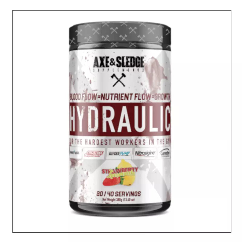 Strawberry Lemonade Axe and Sledge Hydraulic Pump Pre Workout Coalition Nutrition