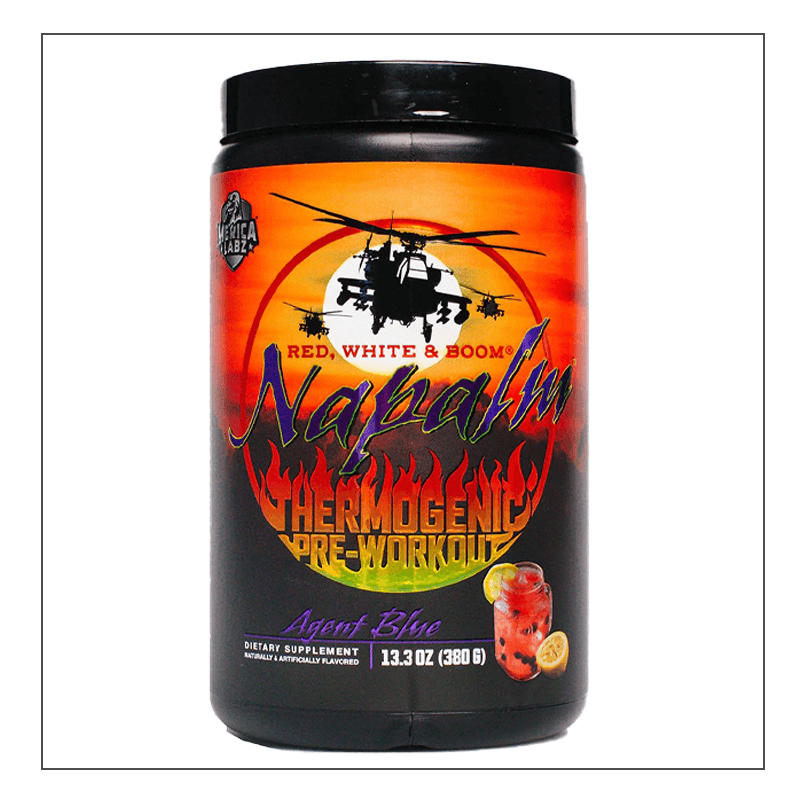 Agent Blue Merica Labz Red, White, & Boom Napalm Coalition Nutrition