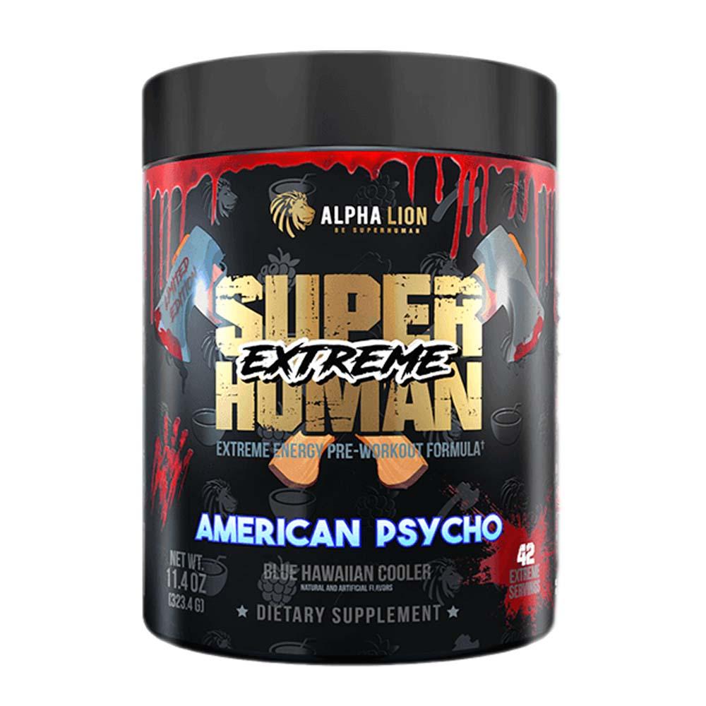 Alpha Lion Super Human Extreme Limited Edition Flavor American Psycho Coalition Nutrition