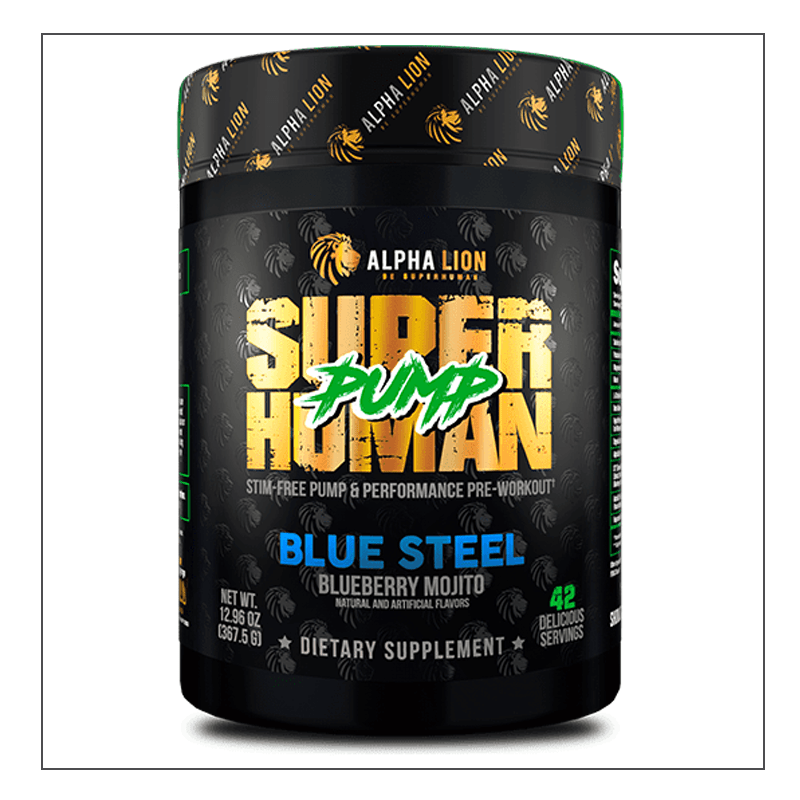 Blue Steel Alpha Lion Super Human Pump Coalition Nutrition 