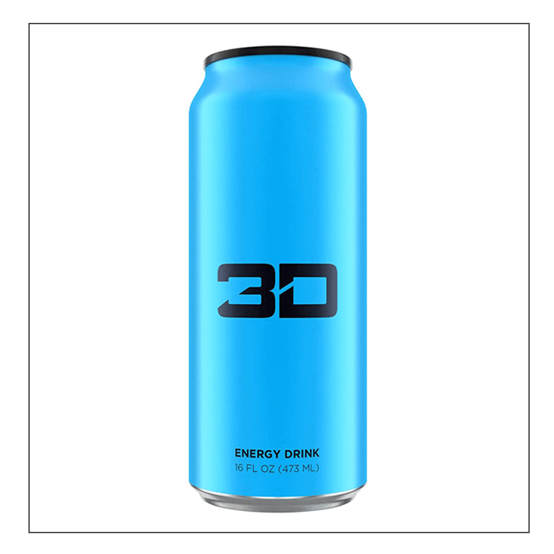 Blue single can 3D Energy Coalition Nutrition