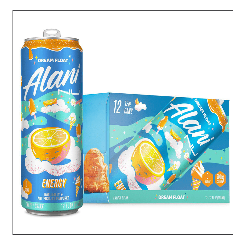 12 Pack Dream Float Alani Nu Energy Drink Coalition Nutrition