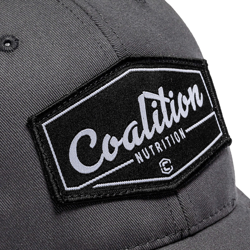 Coalition Nutrition USA Made Trucker Hat Grey