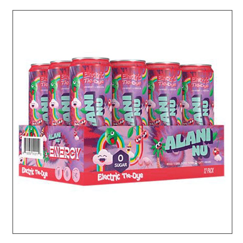 Electric Tye-Dye Alani Nu Energy Drink Coalition Nutrition