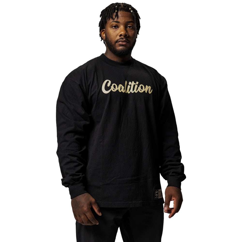 Coalition Nutrition Long Sleeve Script Tee