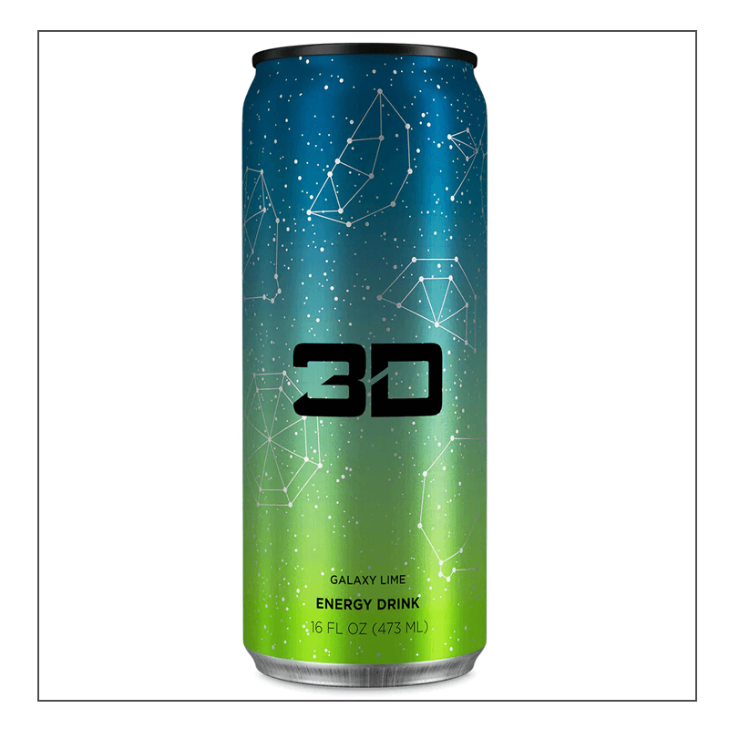 Galaxy Lime single can 3D Energy Coalition Nutrition