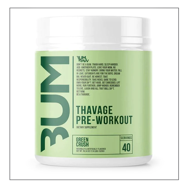 CBUM Thavage Pre Workout Chris Bumstead x Raw Nutrition