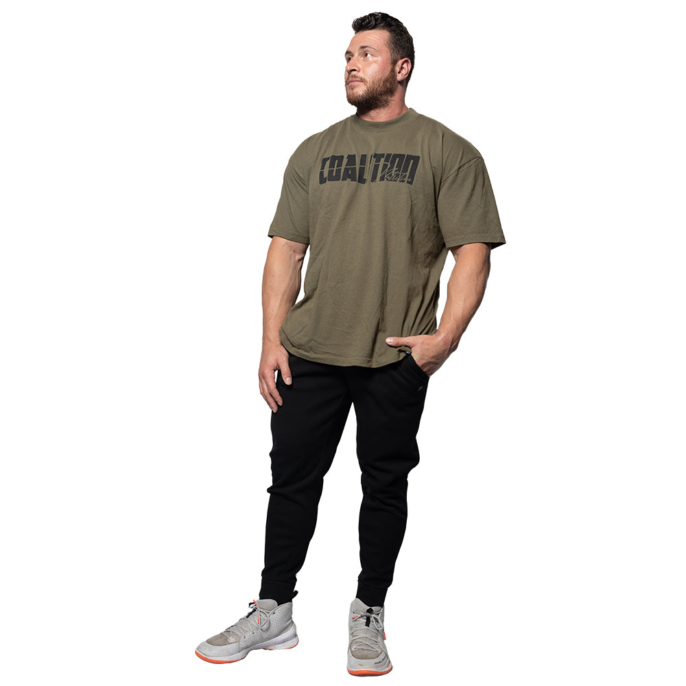 Coalition Nutrition Oversized Inspire Tee - Olive