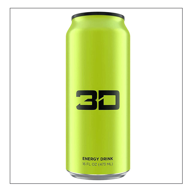 Green single can 3D Energy Coalition Nutrition