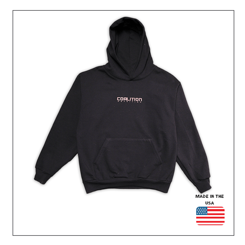Coalition Nutrition USA Made Heavy Weight Hoodie With Patch