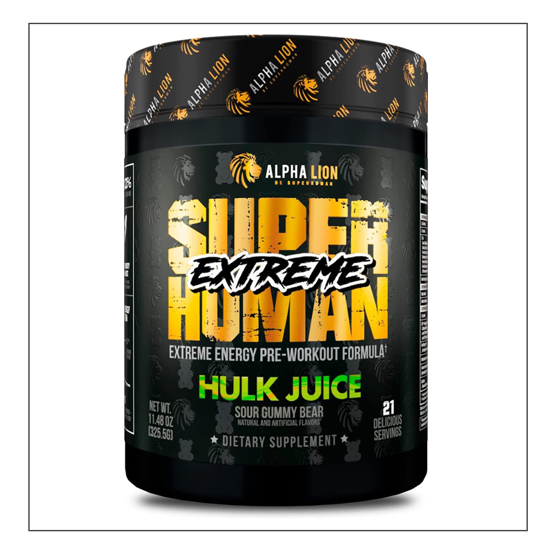 Alpha Lion Super Human Extreme Hulk Juice Flavor Coalition Nutrition